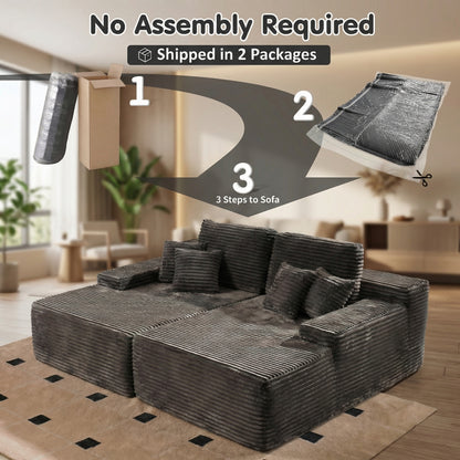 Ultra-Soft Convertible Sofa Bed – Plush, Comfortable Couch That Easily Transforms into a Bed, Perfect for Living Room or Guest Room