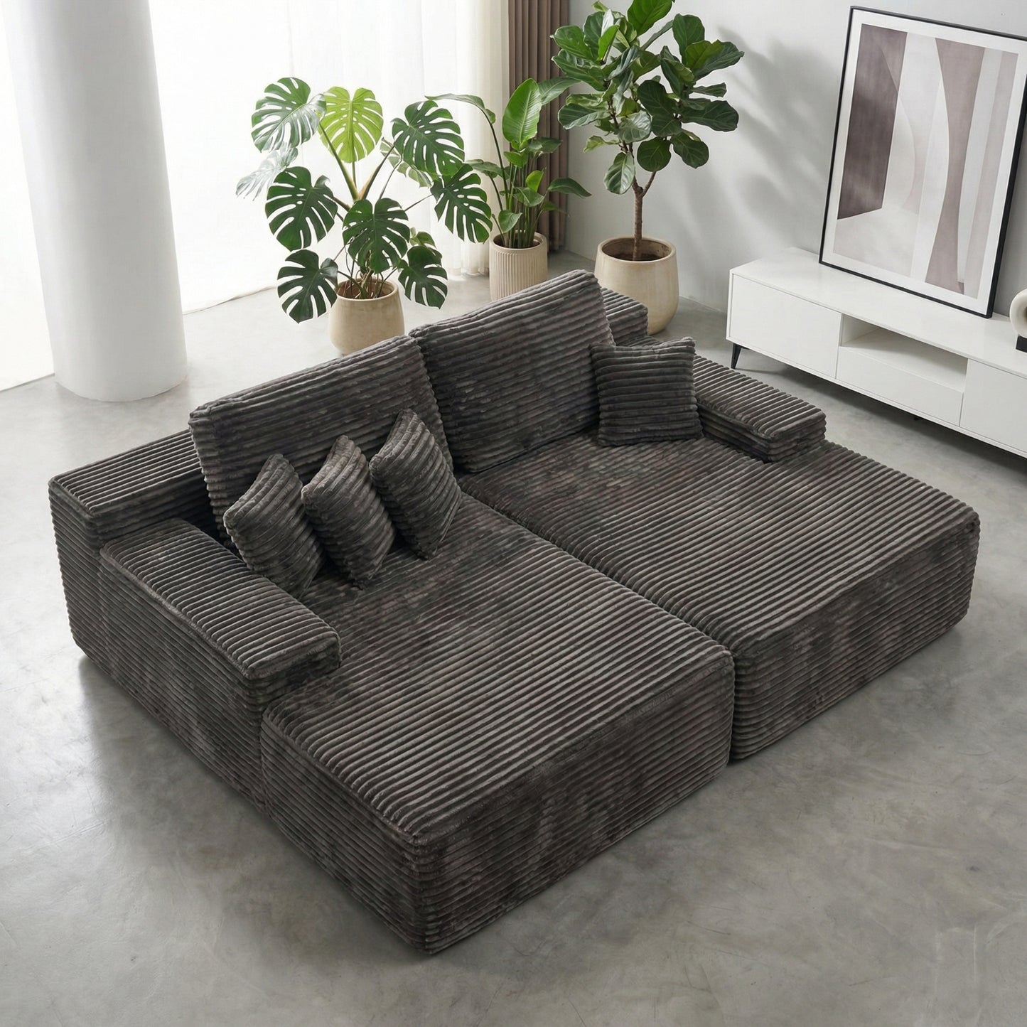 Ultra-Soft Convertible Sofa Bed – Plush, Comfortable Couch That Easily Transforms into a Bed, Perfect for Living Room or Guest Room
