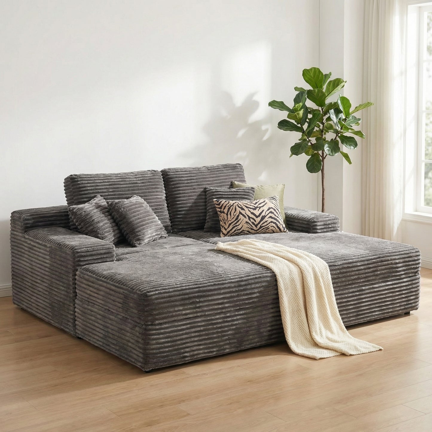 Ultra-Soft Convertible Sofa Bed – Plush, Comfortable Couch That Easily Transforms into a Bed, Perfect for Living Room or Guest Room