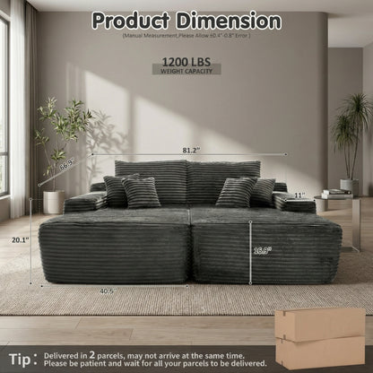 Ultra-Soft Convertible Sofa Bed – Plush, Comfortable Couch That Easily Transforms into a Bed, Perfect for Living Room or Guest Room