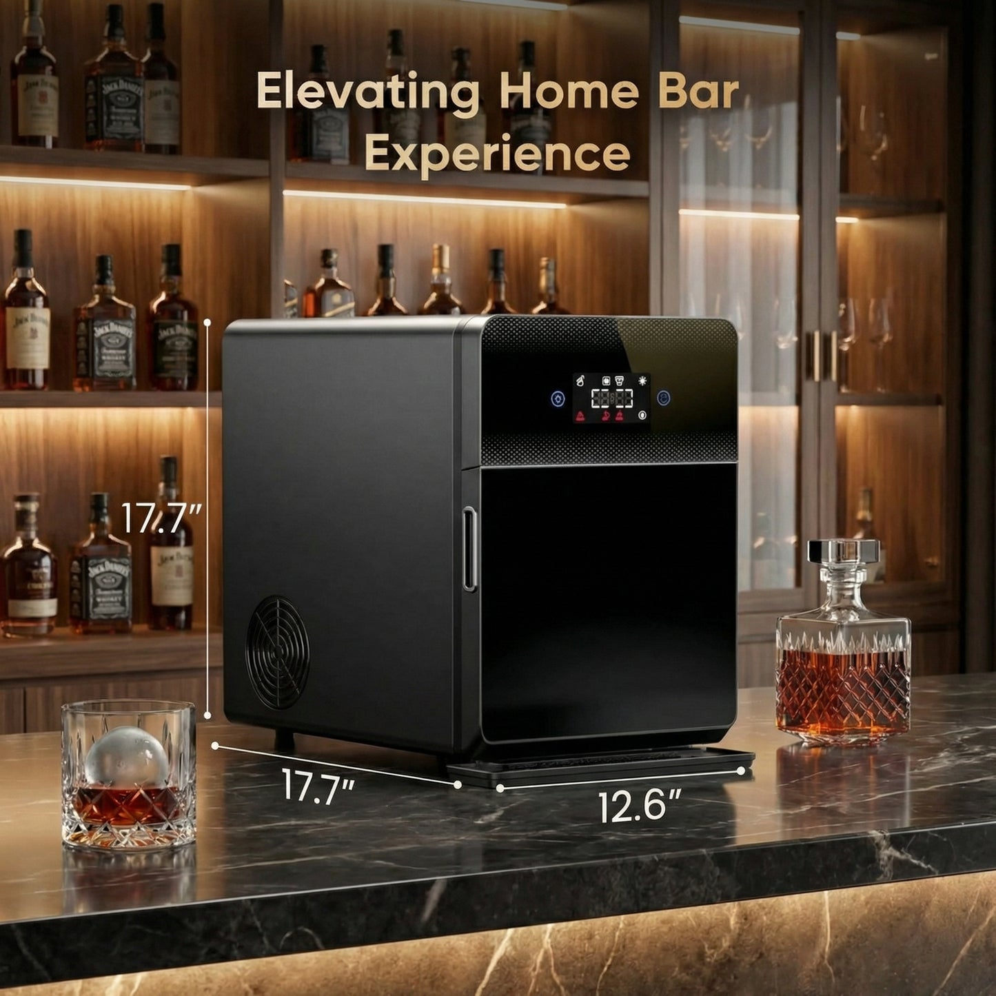 Rapid Home Ice Maker – Fast & Efficient Countertop Ice Machine for Family, Perfect for Drinks, Parties, and Everyday Use
