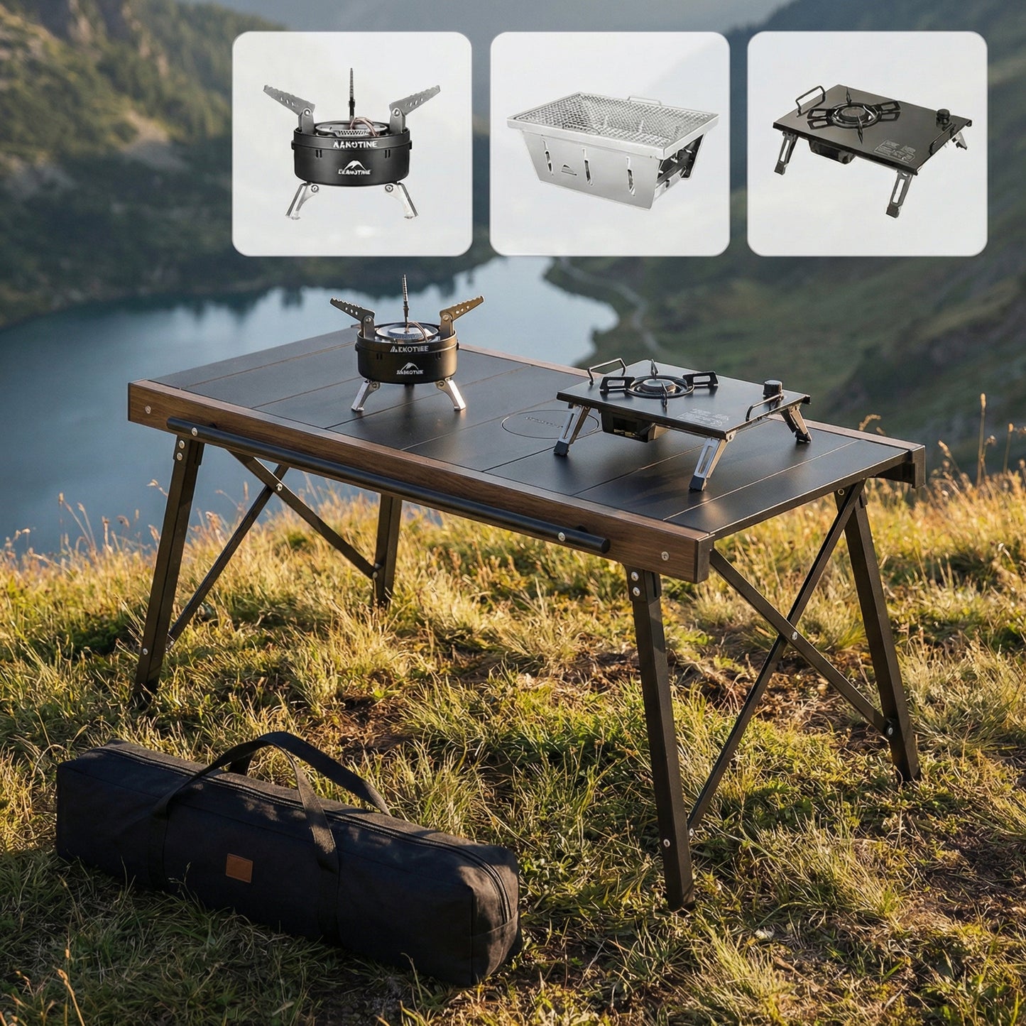 Portable Camping Table – Lightweight, Foldable Outdoor Table for Hiking, Picnic, BBQ, and Travel